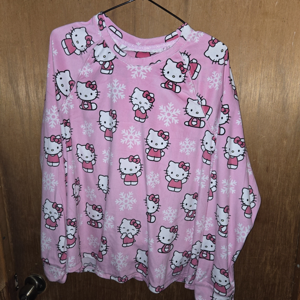 Pink Hello Kitty Pajama Top